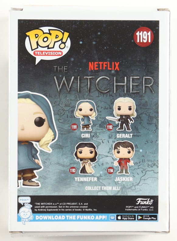 Freya Allen Signed "The Witcher" #1191 Ciri Funko Pop! Vinyl Figure (JSA) at PristineAuction.com Freya Allen Signed "The Witcher" #1191 Ciri Funko Pop! Vinyl Figure (JSA) at PristineAuction.com
