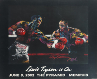 "Lewis vs. Tyson is on" 25x31 Advertising Lithograph on Heavy Cardstock by LeRoy Neiman at PristineAuction.com