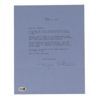 Olivia de Havilland Signed 8x10 Letter (JSA) at PristineAuction.com