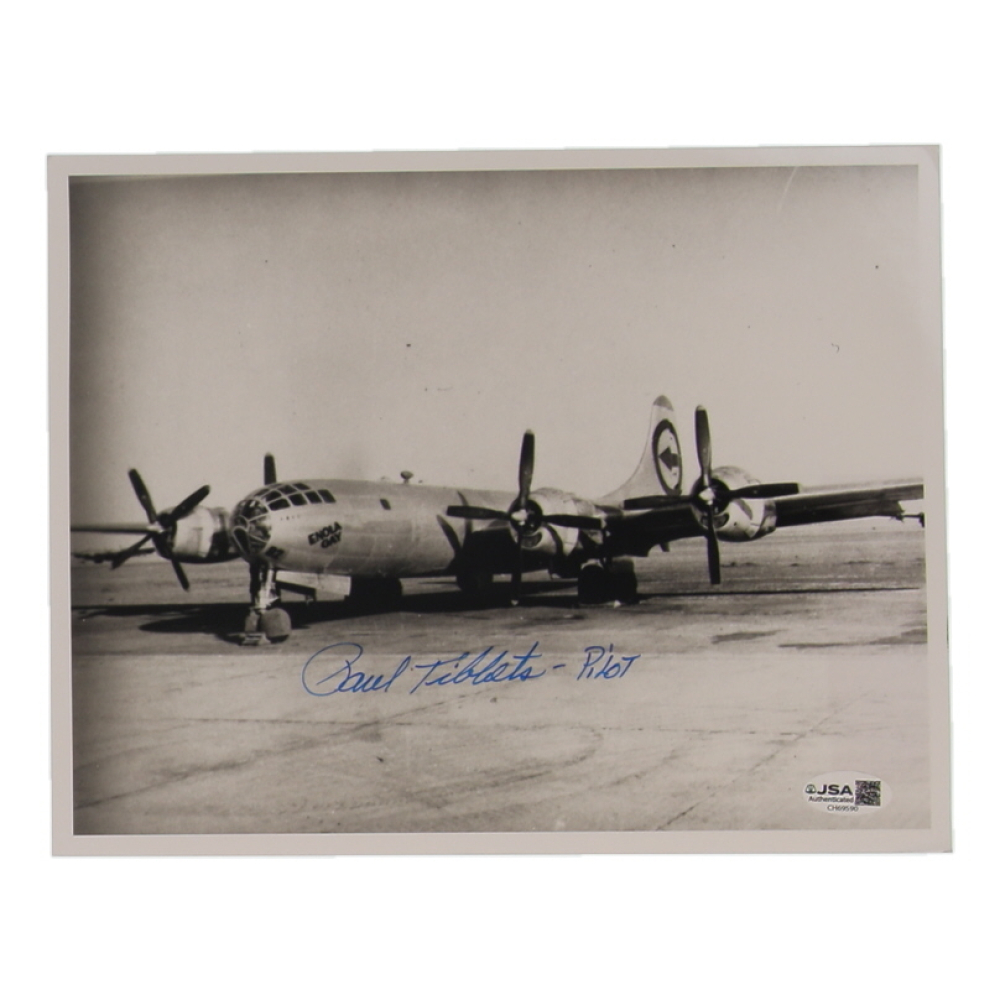 Paul W. Tibbets Signed WWII 8x10 Photo (JSA) at PristineAuction.com