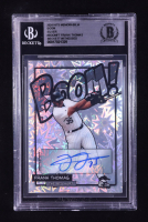Frank Thomas Signed 2024 Hits Memorabilia Boom Silver #BOOMFT #03/35 (BGS) at PristineAuction.com