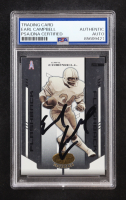Earl Campbell Signed 2004 Donruss Flashback Certified Materials #136 (PSA) at PristineAuction.com