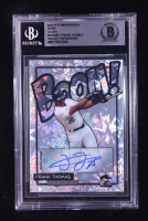Frank Thomas Signed 2024 Hits Memorabilia Boom Silver #BOOMFT #19/35 (BGS) at PristineAuction.com