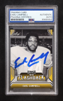 Earl Campbell Signed 2019 Leaf Draft Flashback 1978 #05 (PSA) at PristineAuction.com