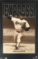 Nolan Ryan Signed "The Ryan Express" Vintage 1991 Original 25x32 Poster Inscribed "The Ryan Express" (PSA) at PristineAuction.com