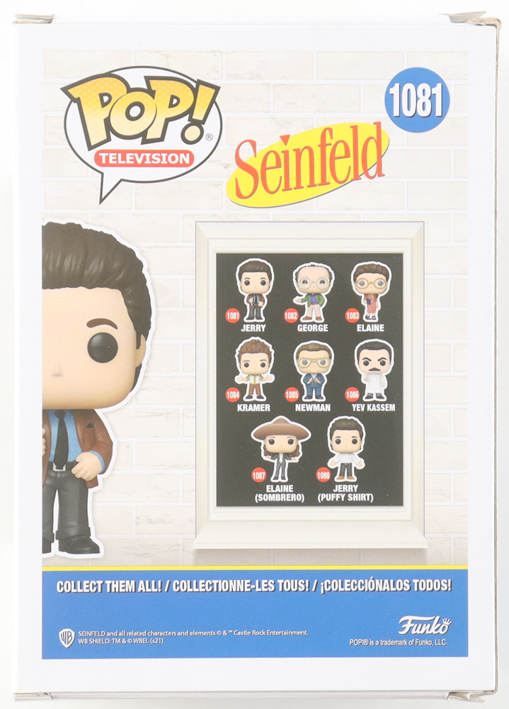 Jerry Seinfeld Signed "Seinfeld" #1081 "Jerry" Funko Pop! Vinyl Figure (Beckett) at PristineAuction.com Jerry Seinfeld Signed "Seinfeld" #1081 "Jerry" Funko Pop! Vinyl Figure (Beckett) at PristineAuction.com