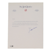 Jim Turner Signed Typed Letter (JSA) at PristineAuction.com