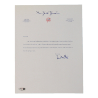 Lee MacPhail Signed Typed Letter (JSA) at PristineAuction.com