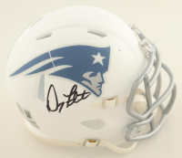 Doug Flutie Signed Patriots Matte White Speed Mini Helmet (Beckett) at PristineAuction.com
