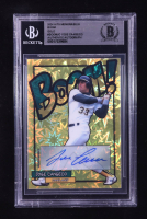 Jose Canseco Signed 2024 Hits Memorabilia Boom Gold #BOOMJC #09/10 (BGS) at PristineAuction.com