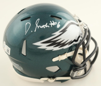 DeVonta Smith Signed Eagles Speed Mini Helmet (Beckett) at PristineAuction.com