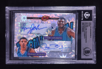 Larry Johnson & Muggsy Bogues Signed 2024 Hits Memorabilia Boom Silver #BOOMLJMB (BGS) at PristineAuction.com