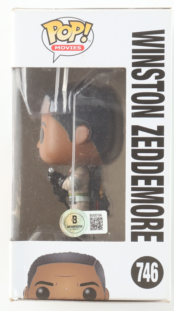 Ernie Hudson Signed "Ghostbusters" #746 Winston Zeddemore Funko Pop! Vinyl Figure (Beckett) at PristineAuction.com Ernie Hudson Signed "Ghostbusters" #746 Winston Zeddemore Funko Pop! Vinyl Figure (Beckett) at PristineAuction.com