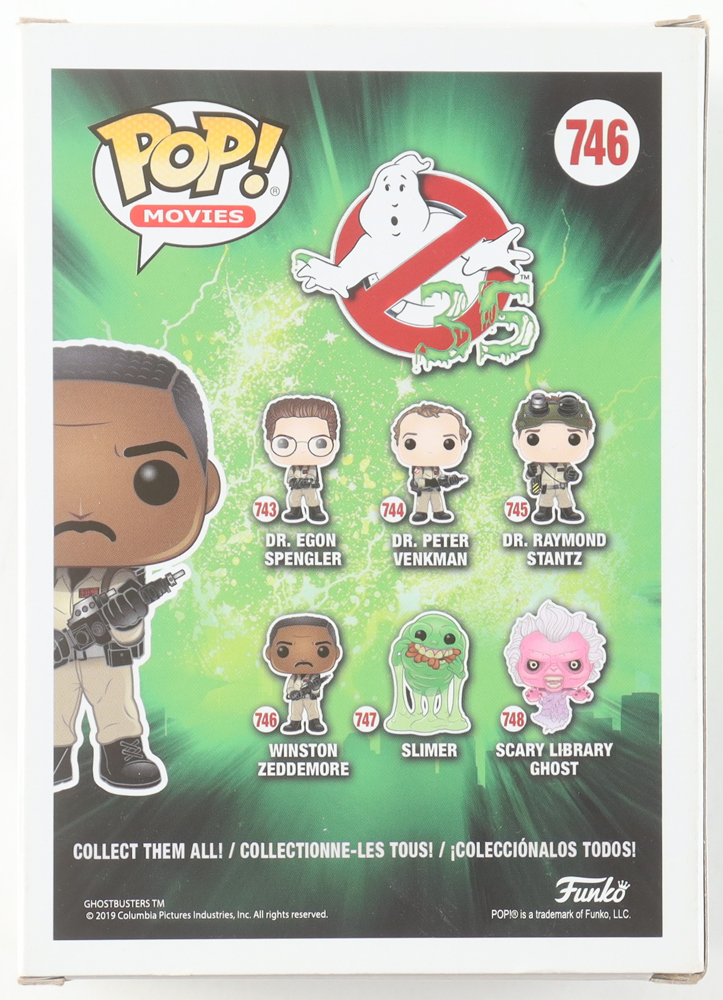 Ernie Hudson Signed "Ghostbusters" #746 Winston Zeddemore Funko Pop! Vinyl Figure (Beckett) at PristineAuction.com Ernie Hudson Signed "Ghostbusters" #746 Winston Zeddemore Funko Pop! Vinyl Figure (Beckett) at PristineAuction.com