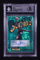 Gary Payton Signed 2024 Hits Memorabilia Boom Green #BOOMGP #4/5 (BGS) at PristineAuction.com