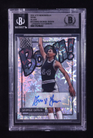George Gervin Signed 2024 Hits Memorabilia Boom Silver #BOOMGG (BGS) at PristineAuction.com