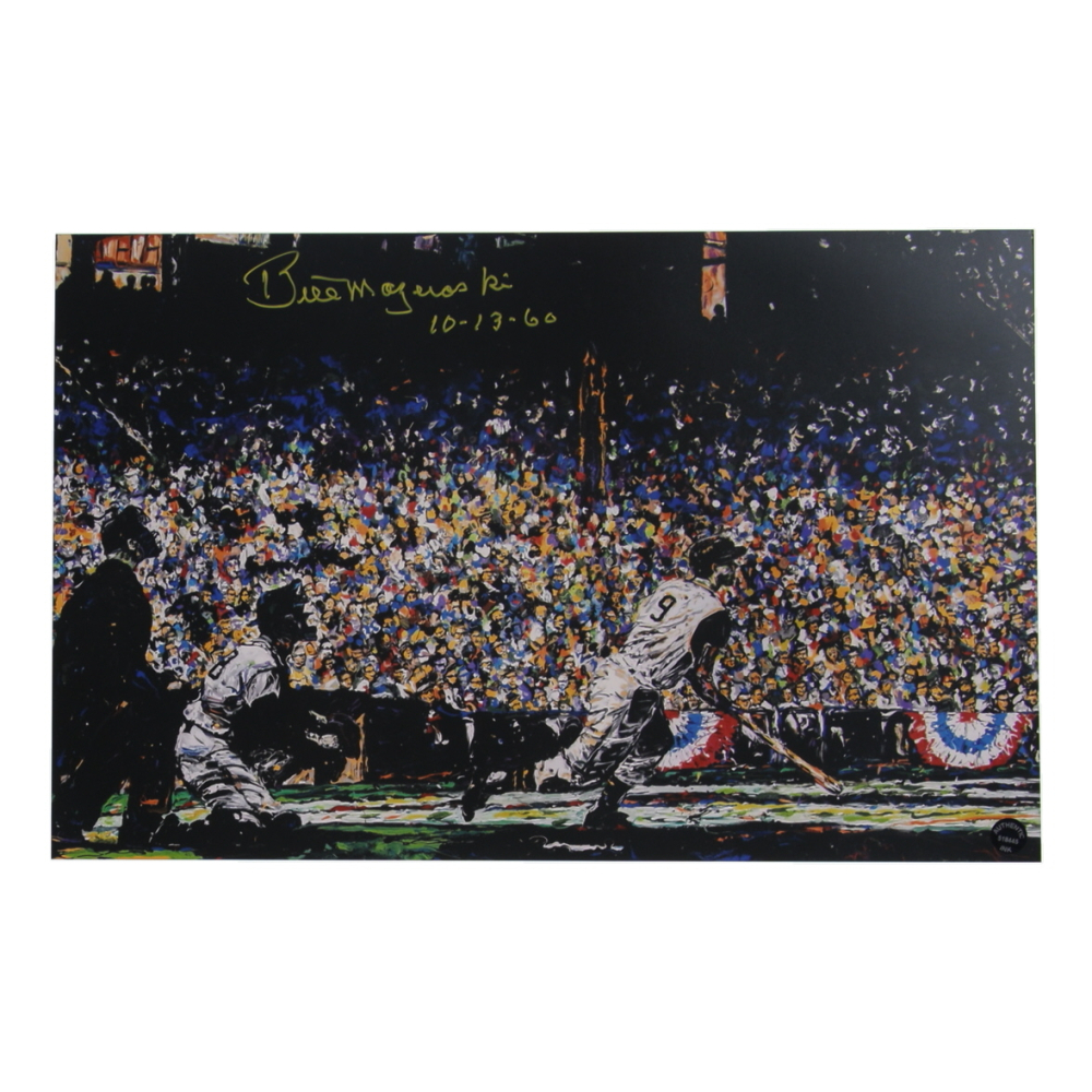 Bill Mazeroski Signed Pirates 11x17 Photo Inscribed "10-13-60" (Authentic Ink) at PristineAuction.com