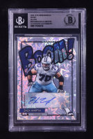 Zack Martin Signed 2024 Hits Memorabilia Boom Silver #BOOMZM (BGS) at PristineAuction.com