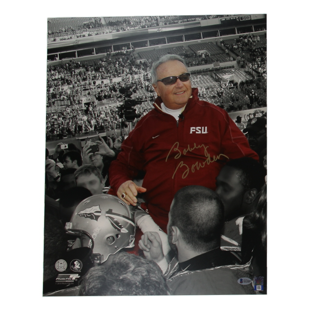 Bobby Bowden Signed Florida State Seminoles 16x20 Photo (Beckett) at PristineAuction.com Bobby Bowden Signed Florida State Seminoles 16x20 Photo (Beckett) at PristineAuction.com