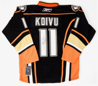 Saku Koivu Signed Ducks Reebok Official Jersey (JSA) at PristineAuction.com