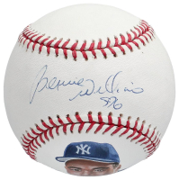 Bernie Williams Signed Rawlings OML Baseball Inscribed "576" Hand-Painted by Gregg Packer (Steiner) at PristineAuction.com