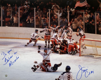 Jim Craig Signed Team USA 16x20 Photo (Steiner) at PristineAuction.com