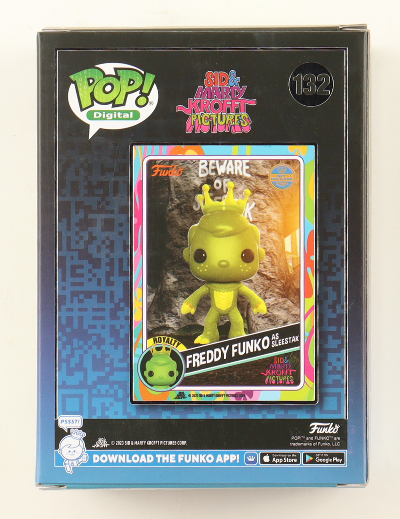 Sid Krofft Signed "Sid & Marty Krofft Pictures" #132 Freddy Funko as Sleestak Funko Pop! Vinyl Figure (Beckett) at PristineAuction.com Sid Krofft Signed "Sid & Marty Krofft Pictures" #132 Freddy Funko as Sleestak Funko Pop! Vinyl Figure (Beckett) at PristineAuction.com