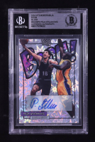 Peja Stojakovic Signed 2024 Hits Memorabilia Boom Silver #BOOMPS #02/16 (BGS) at PristineAuction.com