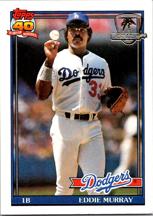 Eddie Murray 1991 Topps Desert Shield #590 at PristineAuction.com Eddie Murray 1991 Topps Desert Shield #590 at PristineAuction.com
