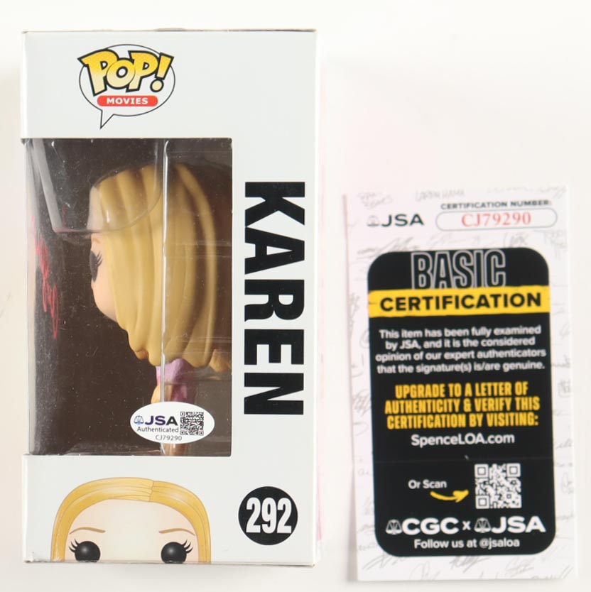 Amanda Seyfried Signed "Mean Girls" #292 Karen Funko Pop! Vinyl Figure (JSA) at PristineAuction.com Amanda Seyfried Signed "Mean Girls" #292 Karen Funko Pop! Vinyl Figure (JSA) at PristineAuction.com
