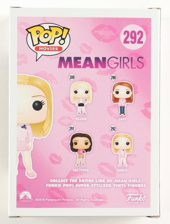 Amanda Seyfried Signed "Mean Girls" #292 Karen Funko Pop! Vinyl Figure (JSA) at PristineAuction.com Amanda Seyfried Signed "Mean Girls" #292 Karen Funko Pop! Vinyl Figure (JSA) at PristineAuction.com