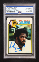 Earl Campbell Signed 1979 Topps #390 RC (PSA) at PristineAuction.com