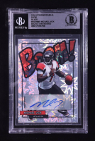 Michael Vick Signed 2024 Hits Memorabilia Boom Silver #BOOMMV (BGS) at PristineAuction.com