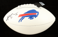 Khalil Shakir Signed Bills Logo Football (Fanatics) at PristineAuction.com
