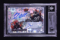 Corey Dillon & Chad Johnson Signed 2024 Hits Memorabilia Boom Silver #BOOMCDCJ (BGS) at PristineAuction.com
