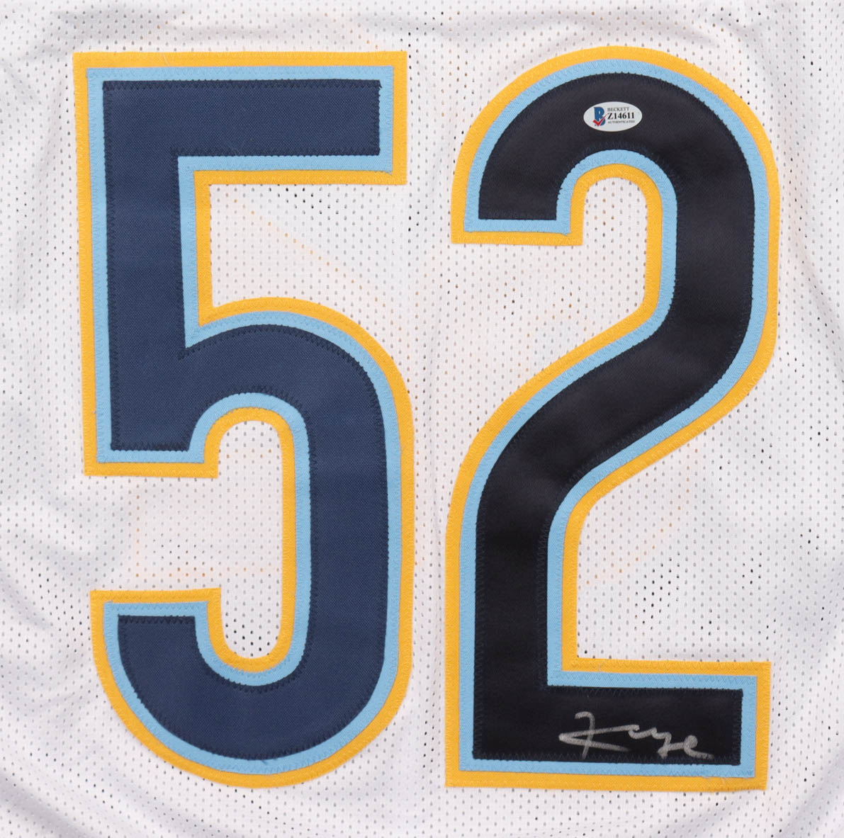 Khalil Mack Signed Jersey (Beckett) at PristineAuction.com Khalil Mack Signed Jersey (Beckett) at PristineAuction.com