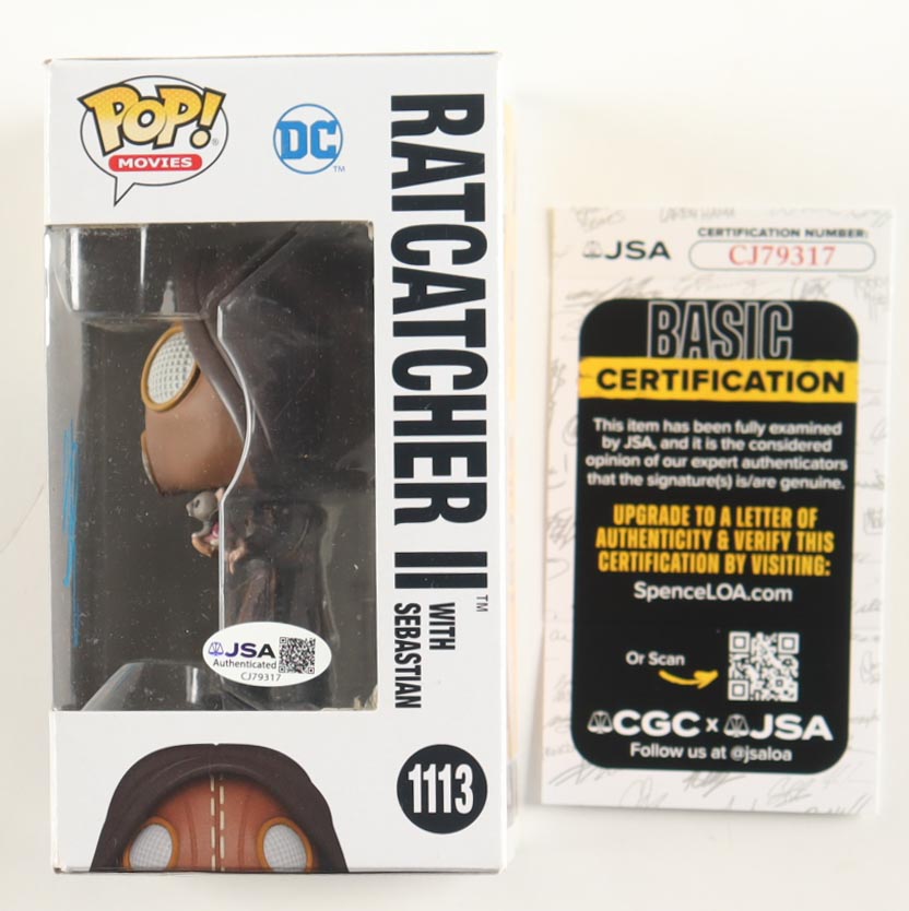 Daniela Melchior Signed "The Suicide Squad" #1113 Ratcatcher II With Sebastian Funko Pop Vinyl Figure (JSA) at PristineAuction.com Daniela Melchior Signed "The Suicide Squad" #1113 Ratcatcher II With Sebastian Funko Pop Vinyl Figure (JSA) at PristineAuction.com