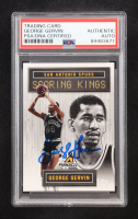 George Gervin Signed 2013-14 Panini Pinnacle Scoring Kings #13 (PSA) at PristineAuction.com