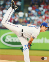 Nick Tepesch Signed Rangers 8x10 Photo (SM) at PristineAuction.com