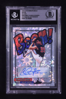 Charlie Sheen Signed 2024 Hits Memorabilia Boom Silver #BOOMWT #71/99 (BGS) at PristineAuction.com