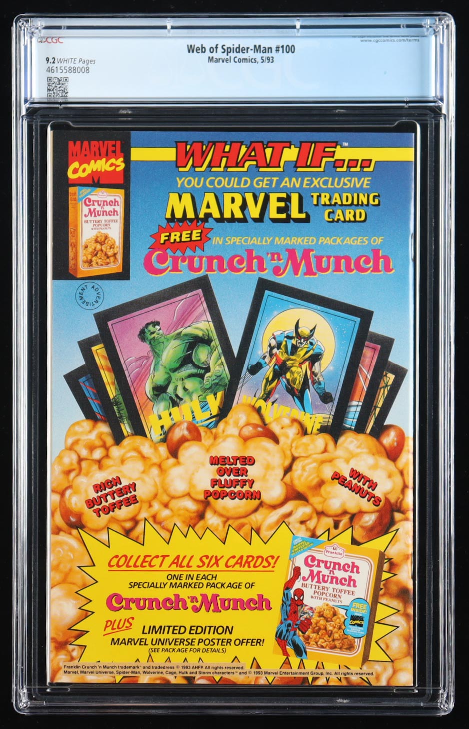 1993 "Web Of Spider-Man" Issue #100 Marvel Comic Book (CGC 9.2) at PristineAuction.com 1993 "Web Of Spider-Man" Issue #100 Marvel Comic Book (CGC 9.2) at PristineAuction.com