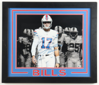 Josh Allen Signed Bills Custom Framed Photo Display (Beckett) at PristineAuction.com