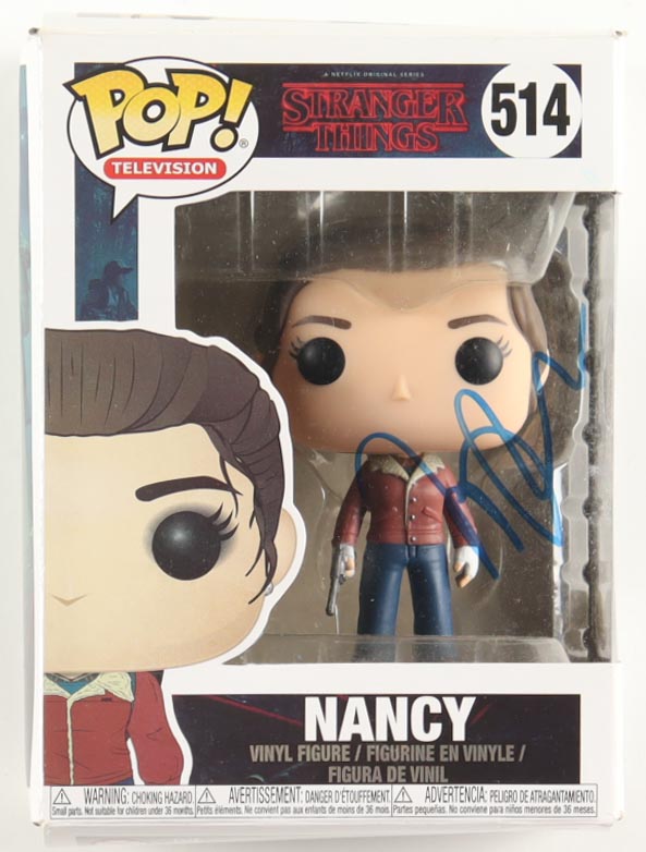 Natalie Dyer Signed "Stranger Things" Nancy #514 Funko Pop! Vinyl Figure (JSA) at PristineAuction.com Natalie Dyer Signed "Stranger Things" Nancy #514 Funko Pop! Vinyl Figure (JSA) at PristineAuction.com