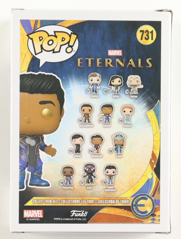 Kumail Nanjiani Signed "Eternals" #731 Kingo Funko Pop! Vinyl Figure (JSA) at PristineAuction.com Kumail Nanjiani Signed "Eternals" #731 Kingo Funko Pop! Vinyl Figure (JSA) at PristineAuction.com