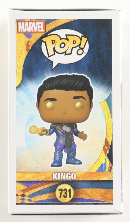 Kumail Nanjiani Signed "Eternals" #731 Kingo Funko Pop! Vinyl Figure (JSA) at PristineAuction.com Kumail Nanjiani Signed "Eternals" #731 Kingo Funko Pop! Vinyl Figure (JSA) at PristineAuction.com