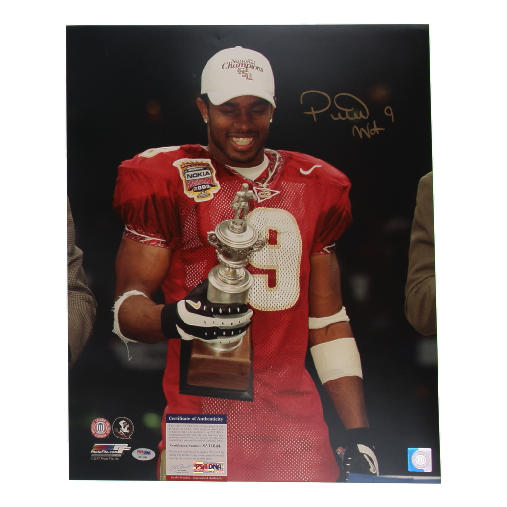 Peter Warrick Signed FSU Seminoles 16x20 Photo (PSA) at PristineAuction.com Peter Warrick Signed FSU Seminoles 16x20 Photo (PSA) at PristineAuction.com