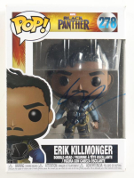 Michael B. Jordan Signed "Black Panther" #278 Erik Killmonger Funko Pop! Vinyl Figure (JSA) at PristineAuction.com