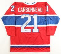 Guy Carbonneau Signed Jersey Inscribed "HOF 19" (Beckett) at PristineAuction.com