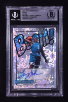 Larry Johnson Signed 2024 Hits Memorabilia Boom Silver #BOOMLJ (BGS) at PristineAuction.com