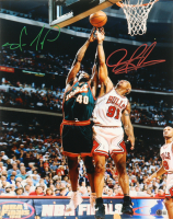 Shawn Kemp & Dennis Rodman Signed 16x20 Photo (Beckett) at PristineAuction.com